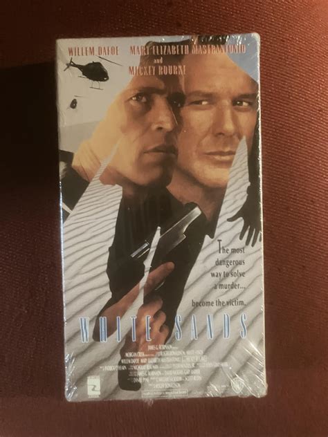 Just Got This Willem Dafoe Mickey Rourke White Sands Vhs Sealed For R Vhs