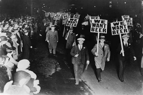 Prohibition Repeal Protest March Rally 18th Amendment