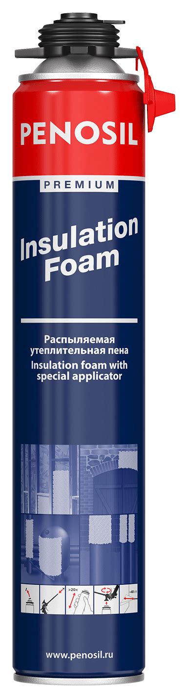 Изоляционная пена со спец насадкой Penosil Premium Insulation Foam