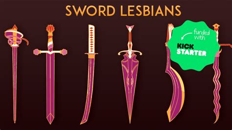 Sword Lesbians Hard Enamel Pride Pins By Susannah Grady — Kickstarter