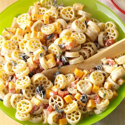 Well, maybe one that's loaded with olives, lol. Wheely-Good Pasta Salad Recipe | Taste of Home