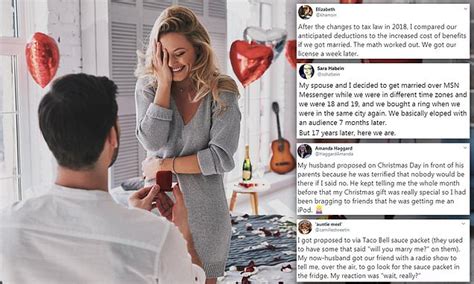 Twitter Users Share Stories Of Unromantic Wedding Proposals Daily