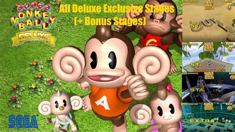 Super Monkey Ball Deluxe All Deluxe Exclusive Stages Bonus Stages