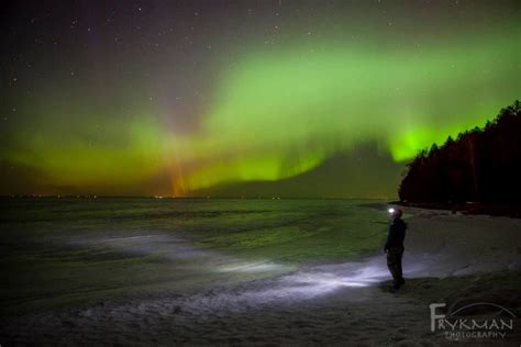The Frykmans Caught Some Amazing Northern Lights This March In Door