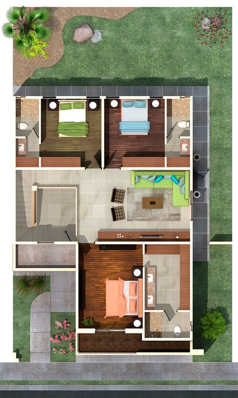 Casas de segunda mano y viviendas de obra nueva. Planta alta | Croquis de casas pequeñas, Distribucion de ...