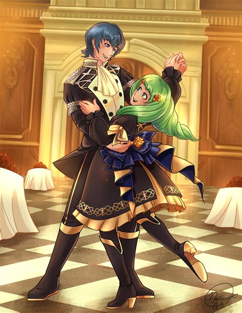 Byleth And Flayn Ballroom Dancing Fireemblemthreehouses