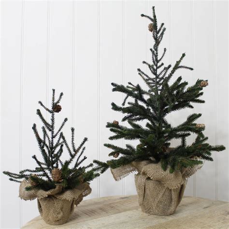 Mini Artificial Christmas Tree By Lime Tree London