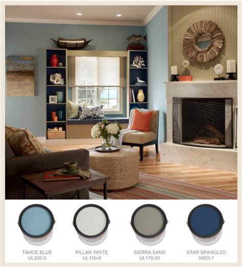 Coastal Living Cans Border Colorfully BEHR