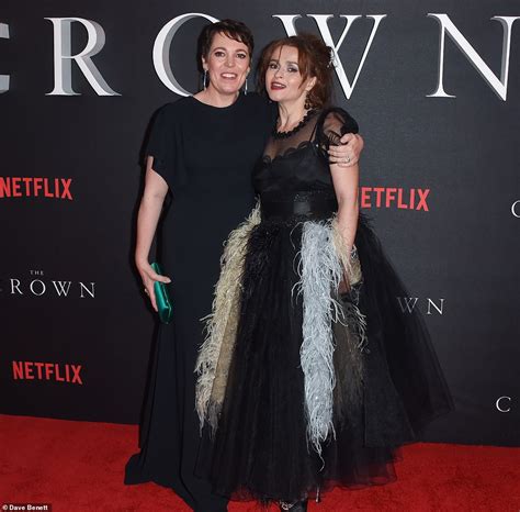 Olivia Colman And Helena Bonham Carter At The Crown Premiere Daily