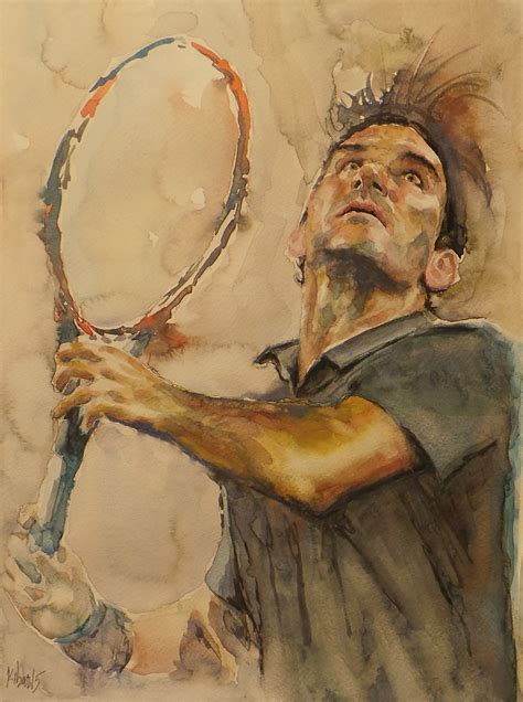 Roger Federer Portrait 1