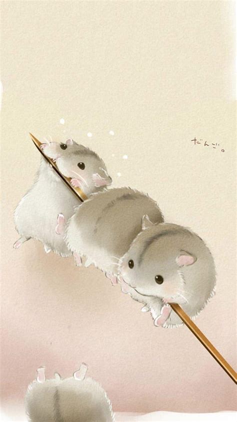 Hamster Kawaii Hamster Cartoon Hd Phone Wallpaper Pxfuel