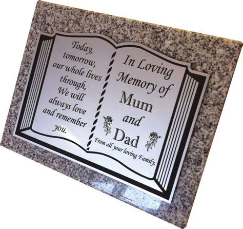 Personalised Granite Memorial Marker Grave Stone Memorial Stone Grave Headstone Granite