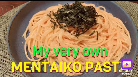 mentaiko pasta recipe youtube