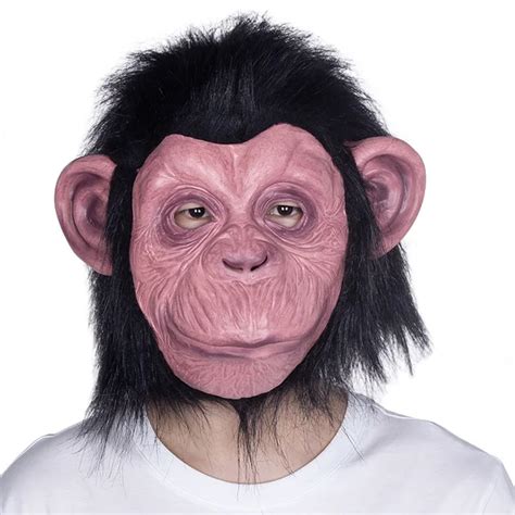 Buy Adult Animal Chimp Monkey Ape Mask Fancy Dress