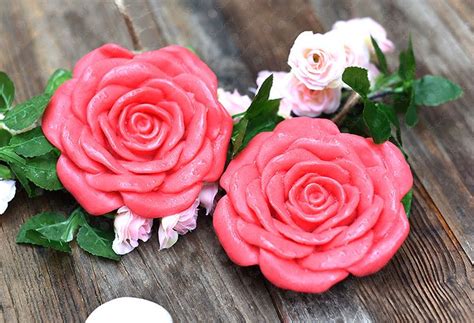 Rose Natural Glycerine Flower Soap We Are