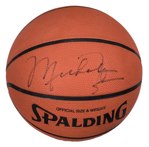 Lot Detail Michael Jordan Autographed Official Spalding Basketball Sgc