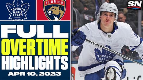 Toronto Maple Leafs Vs Florida Panthers Full Overtime Highlights