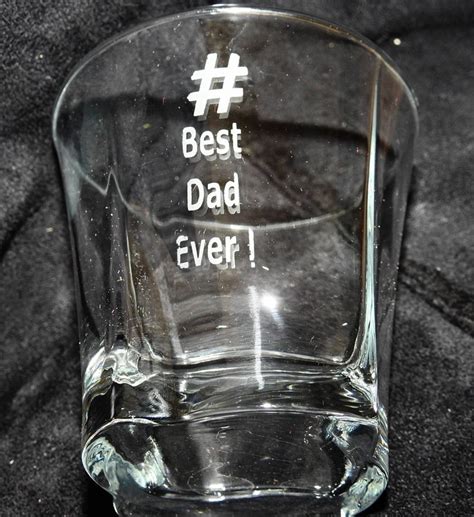 Dad Whiskey Glassfathers Day Tdad Glasspersonalized Tdad T