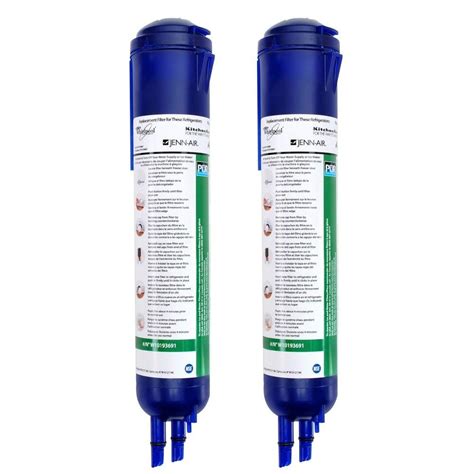 Pur W10193691 Refrigerator Water Filter 2 Pack W10193691p The Home Depot