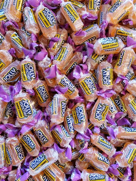 Jolly Rancher Orange 8oz Hard Candy Half Pound Free Etsy