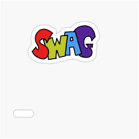 Swag Graffiti Sticker For Sale By Avaarts Redbubble