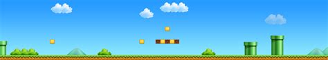 Simple Mario Level Background By Flayh On Deviantart