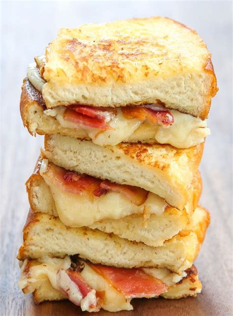 French Toast Grilled Cheese Sandwich Recipe Sandwiches Food Grill