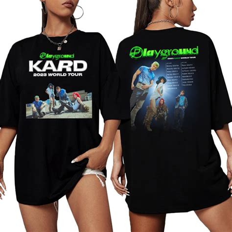 2023 Kard Playground World Tour Shirt Kard Kpop Etsy
