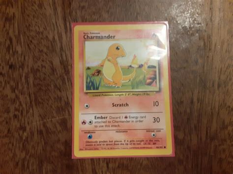 Mavin 1995 First Edition Charmander Pokemon Card Rare