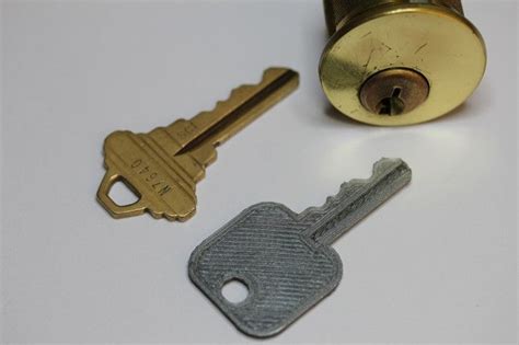 Physical Keygen Duplicating House Keys On A 3d Printer 3d Printing