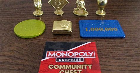 New 2021 Monopoly Limited Edition Ultra Rare Gold Game Tokens