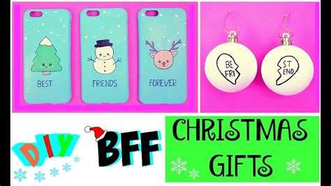 Diy Bff Christmas Ts Quick And Easy Diy Ideas Youtube