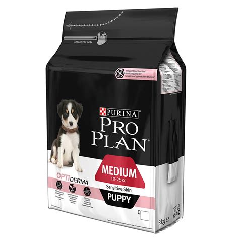 Perhaps the most common reason for a sensitive stomach in puppies involves certain proteins, grains and other food allergens that need to be removed from the puppy's diet. Pro Plan Sensitive Skin Puppy with OPTIDERMA in Salmon 3kg ...