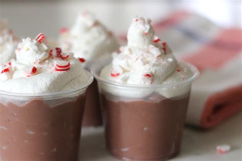 Peppermint Hot Chocolate Pudding Cups Jessica Ivey