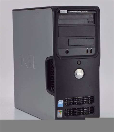 Windows Xp Dell Dimension 3100 Tower Pentium 4 Pc Computer 2gb