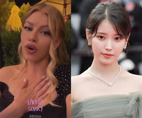 What Did The French Influencer Say After Shoving Iu On The Cannes Red