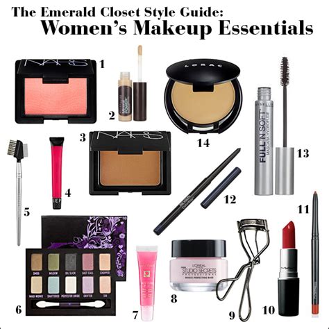 Womens Makeup Essentials The Emerald Palate