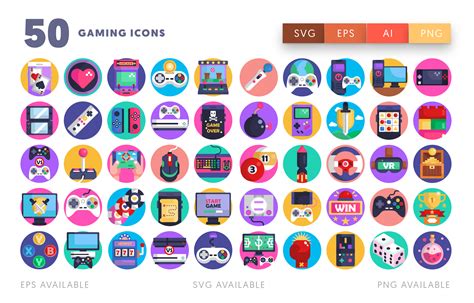 50 Gaming Icons