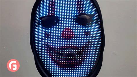 Whats Your Face Customizable Led Mask Lets You Become Any Character Of