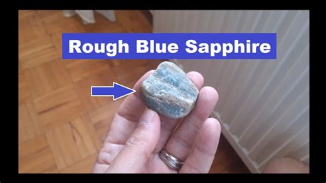 rough blue sapphire natural corundum uncut youtube
