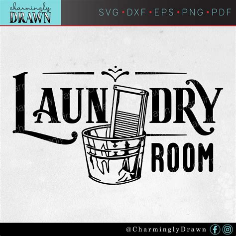 Laundry Room SVG Washboard SVG For Laundry Room Sign Vintage Washboard