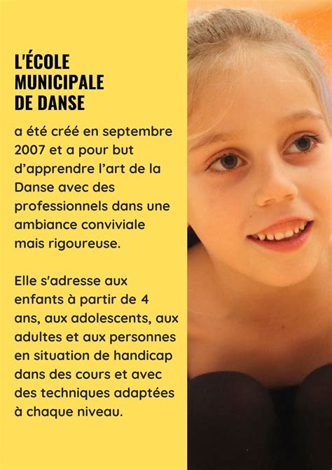 🟡 École Municipale De Danse Rentrée 2021 ⬇️ Inscriptions Sur Centre