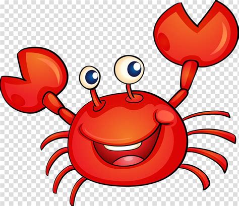 Red Crab Illustration Crab Cartoon Illustration Crab Cartoon