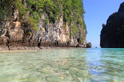 Limestone Cliffs And Tropical Beach Koh Phi Phi Thailand Photo Wp31687