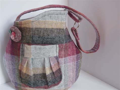 Quilted Wool Bag In Fall Colors Etsy Wool Bags Bags Quilted