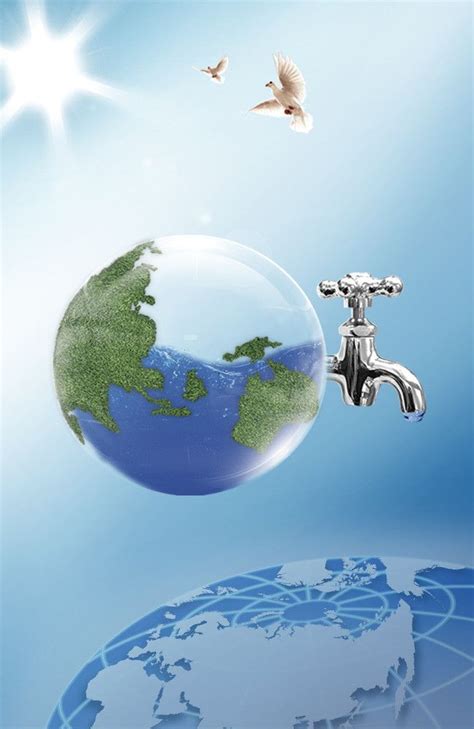 Water Conservation Creative Earth Background In 2020 Water