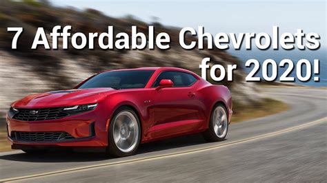 The 7 Most Affordable Chevrolets For 2020 Autotrader Youtube
