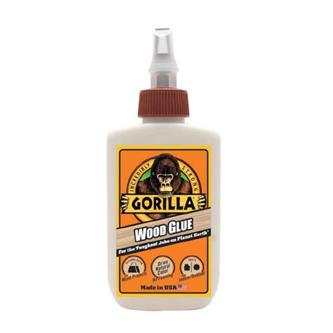 Gorilla Wood Glue 4oz Pegamentos Y Cintas Adhesivas Increiblemente