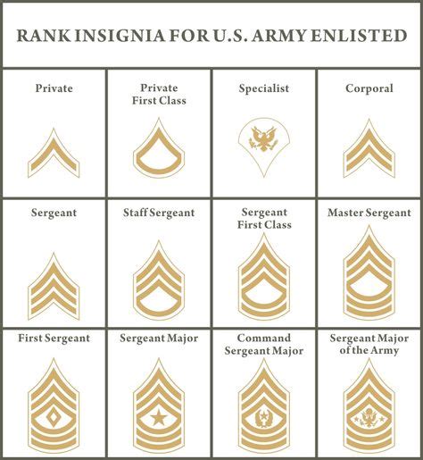 Rank Insignia For Us Army Enlisted Customize A Crystal Plaque For A