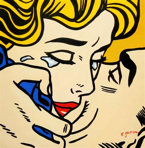 Homage To Roy Lichtenstein Kiss V E94618 60x60cm Beeindruckendes